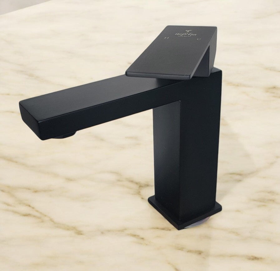 Nysha Modern Square Design Bathroom Faucet, Model M7