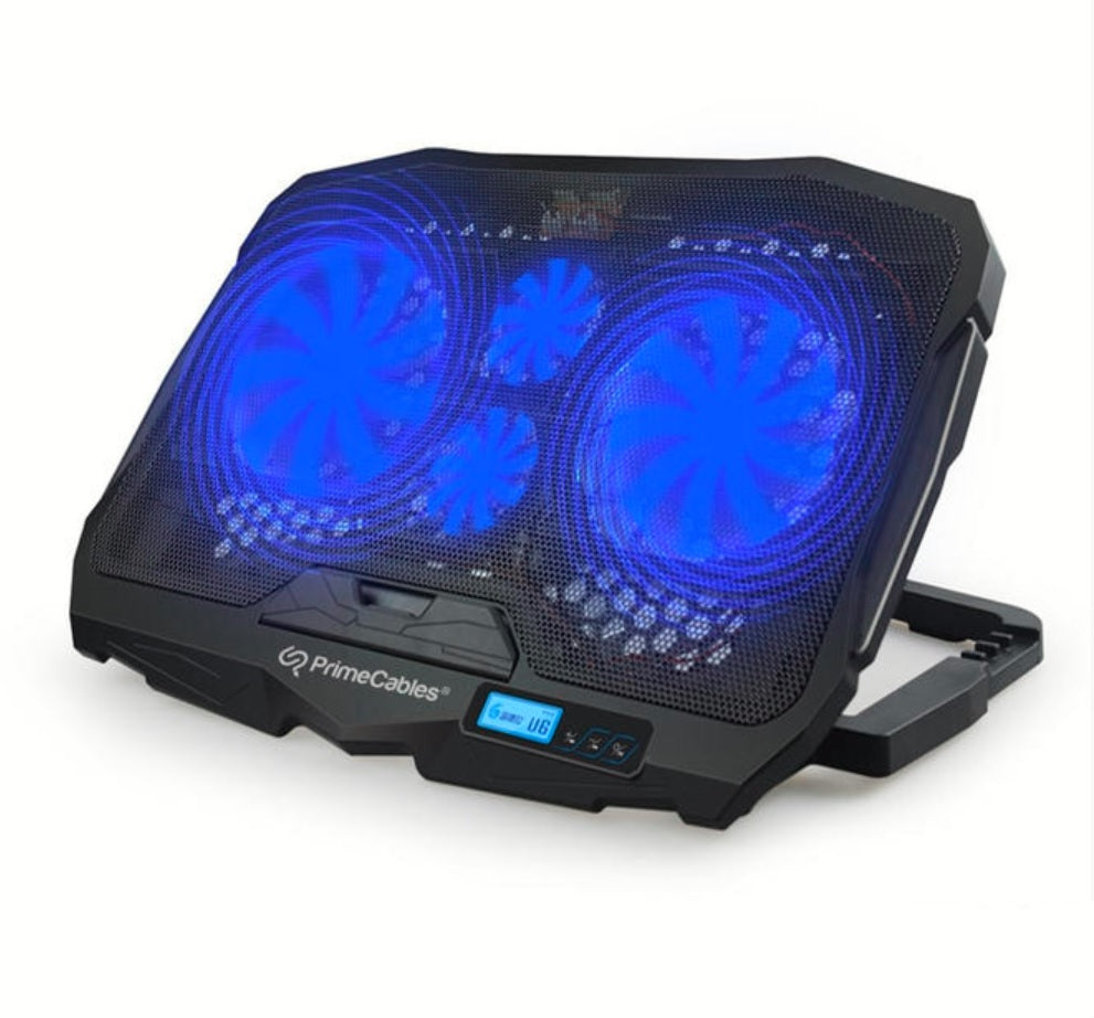 Portable Height Adjustable Laptop Cooler With LED Cooler Fans