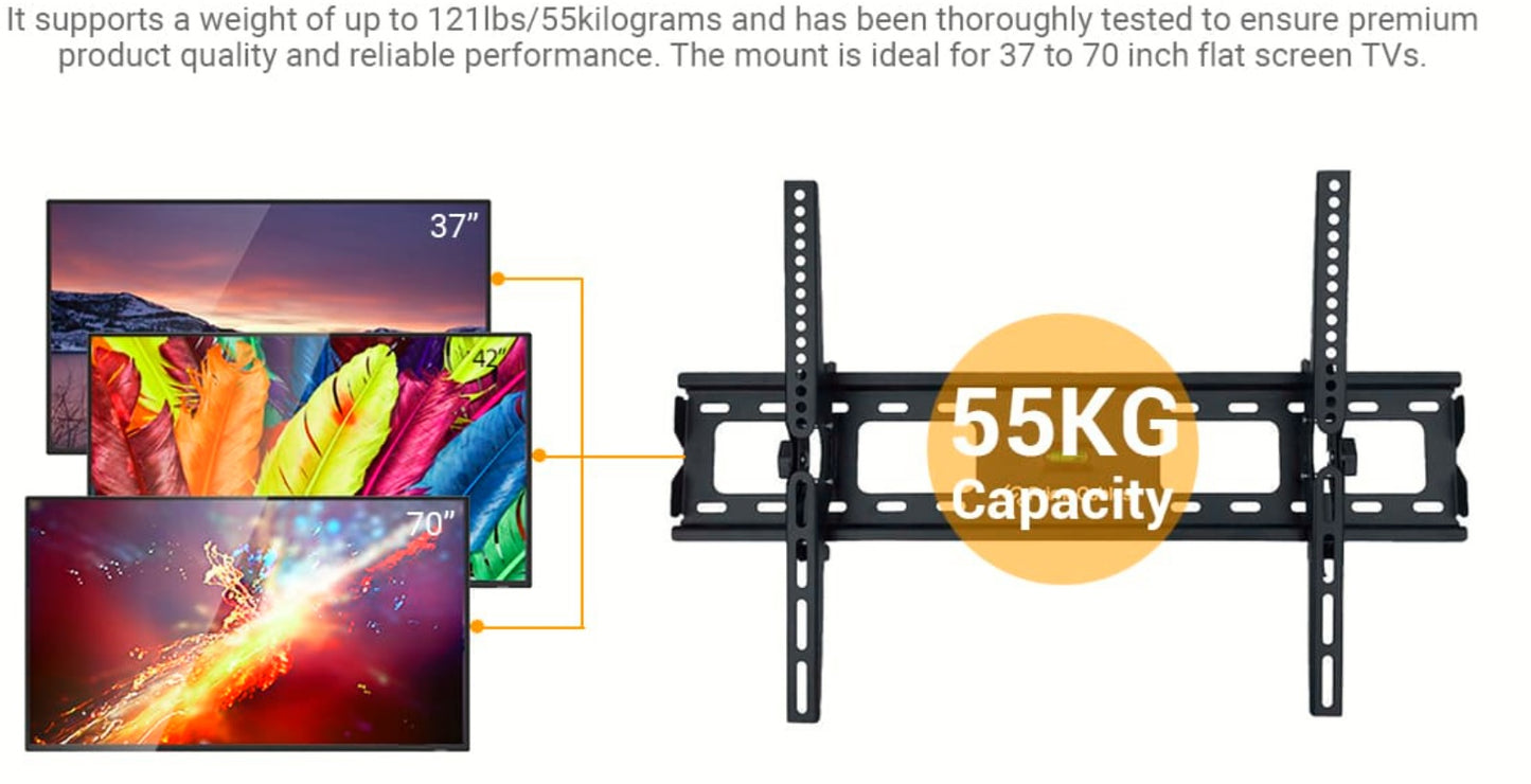 Tilt Wall Mount for 37" to 70" TVs