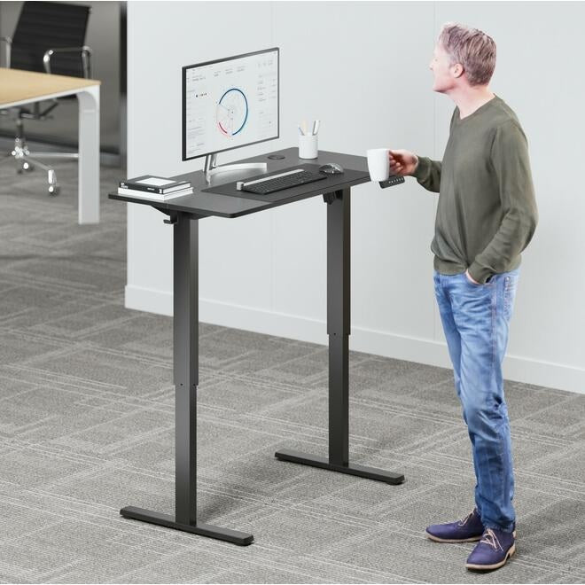 Ergonomic Electric Adjustable Height Desk With Table Top