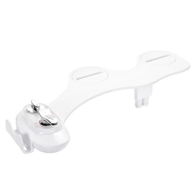 Toilet Bidet Non-Electric Hot & Cold Water Ultra Thin Dual Nozzle