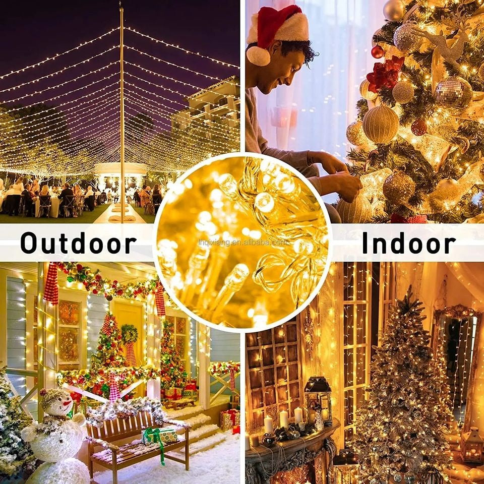 Indoor/Outdoor LED String Lights-Multicolor/Warm White/White Colors