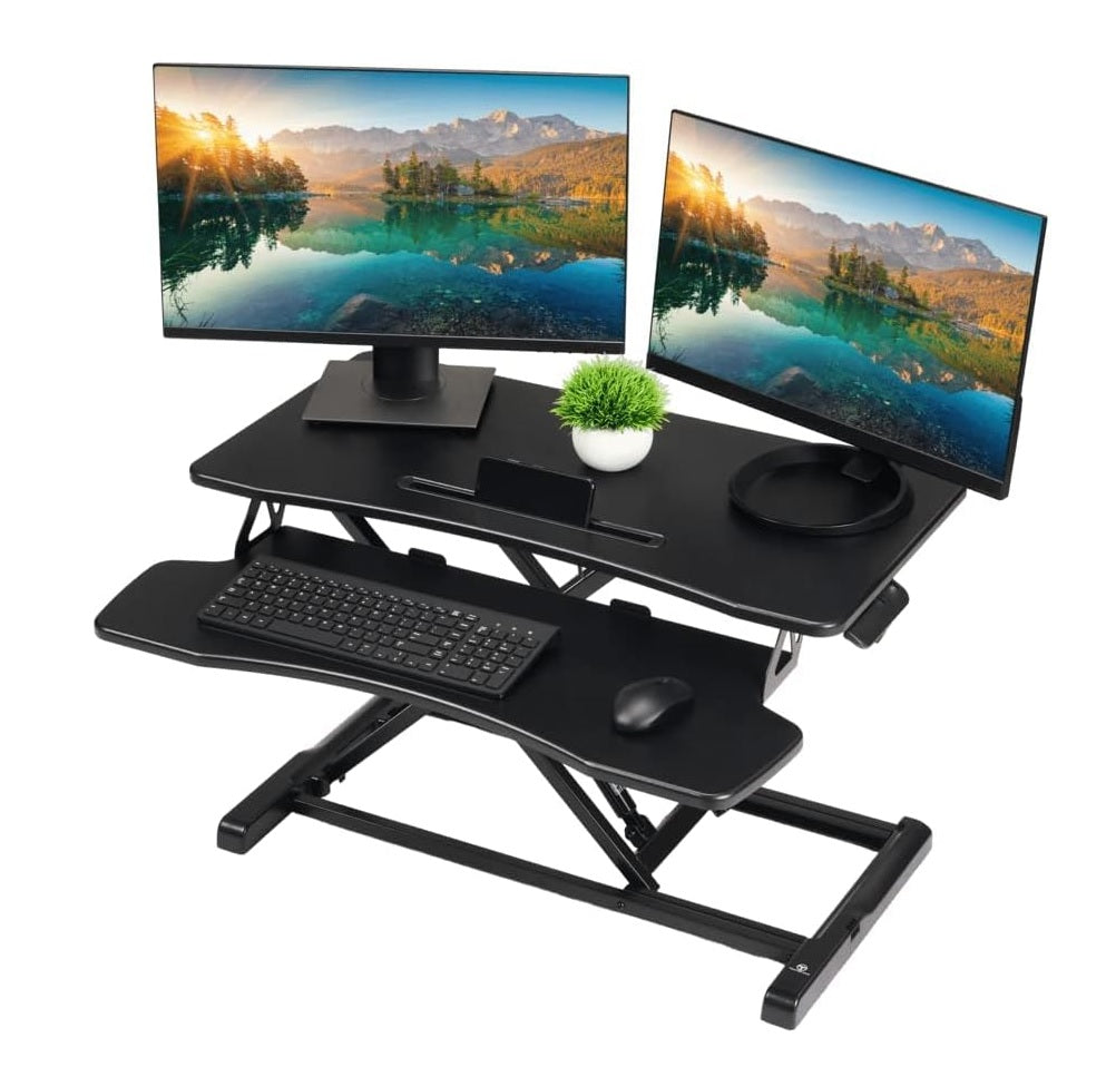 TechOrbits Standing Desk Converter, 37 Inch Wide