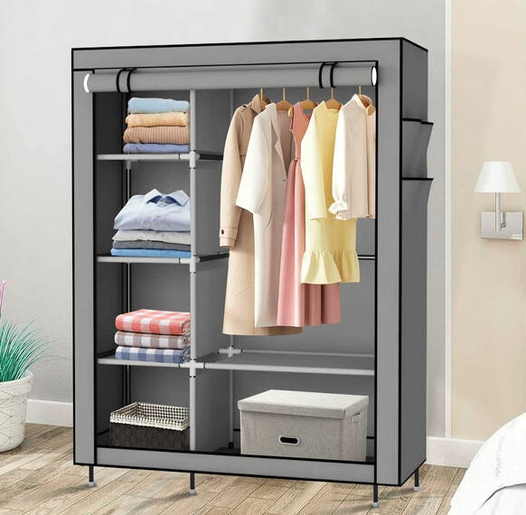 Non-Woven Fabric Closet Wardrobe, 105CM Length