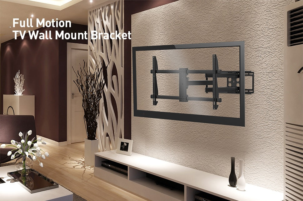 Full Motion(Tilt, Swivel & Rotate) TV Wall Mount for 37" to 80" TVs