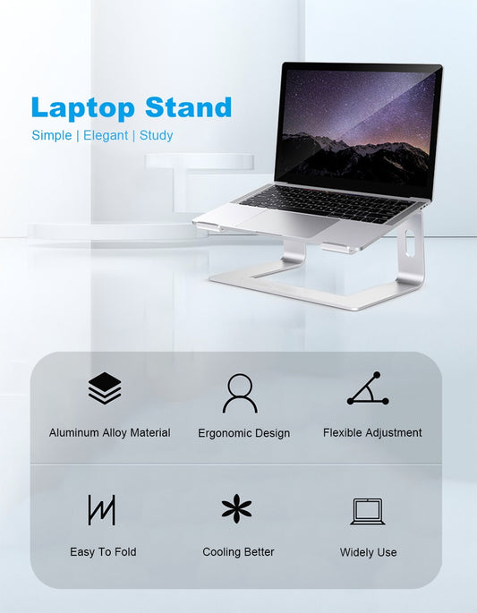 Aluminum Foldable Laptop Stand Ergonomic