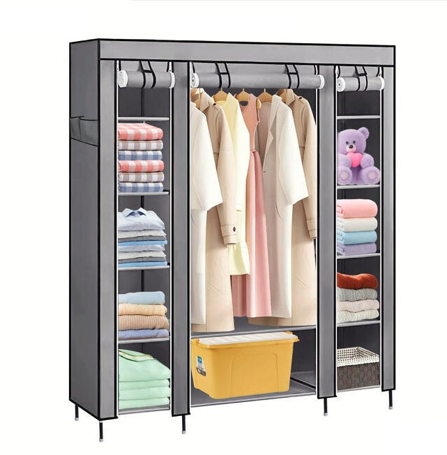 Non-Woven Fabric Closet Wardrobe, 150CM Length