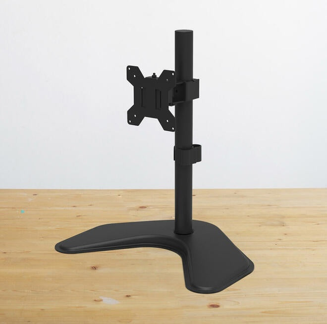 Adjustable Single Monitor Desk Stand For 17" To 32" Screens