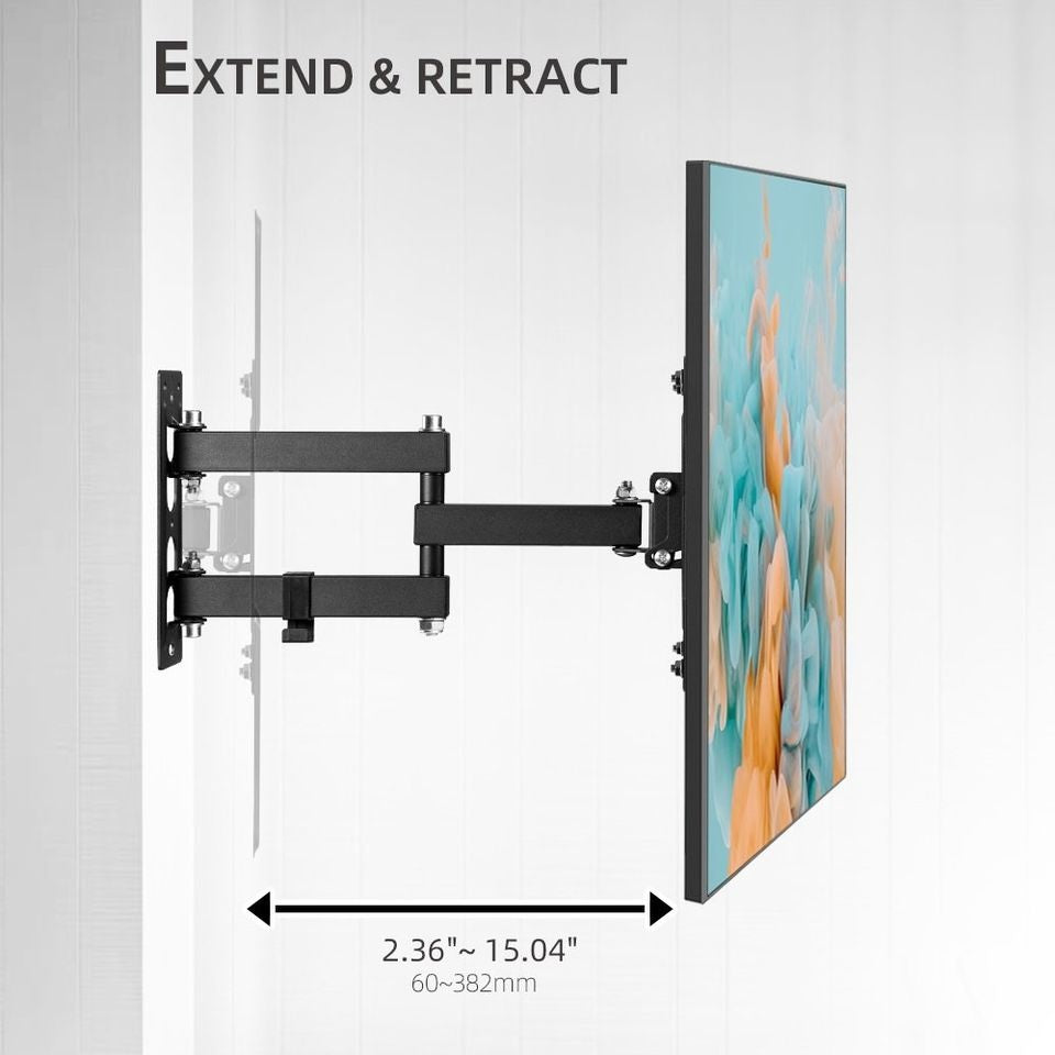 Full Motion(Tilt, Swivel & Rotate) TV Wall Mount for 23" to 55" TVs