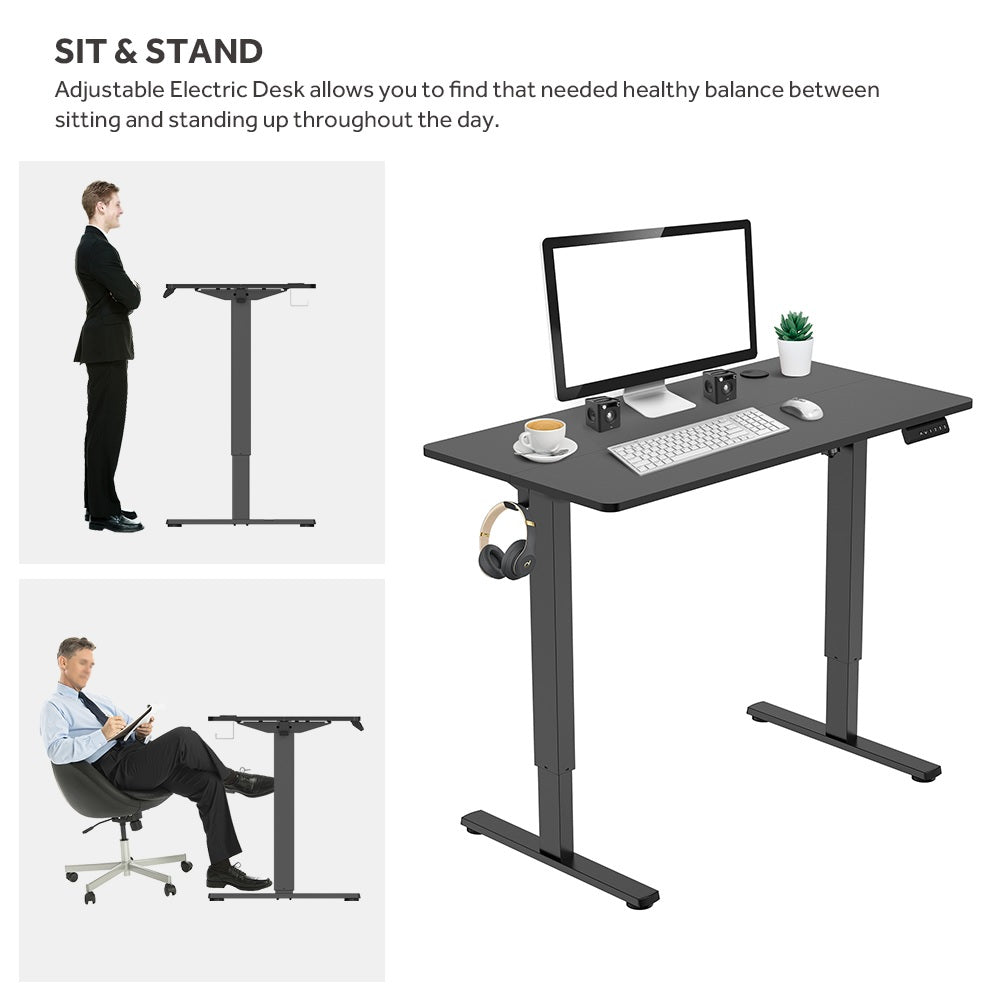 Ergonomic Electric Adjustable Height Desk With Table Top