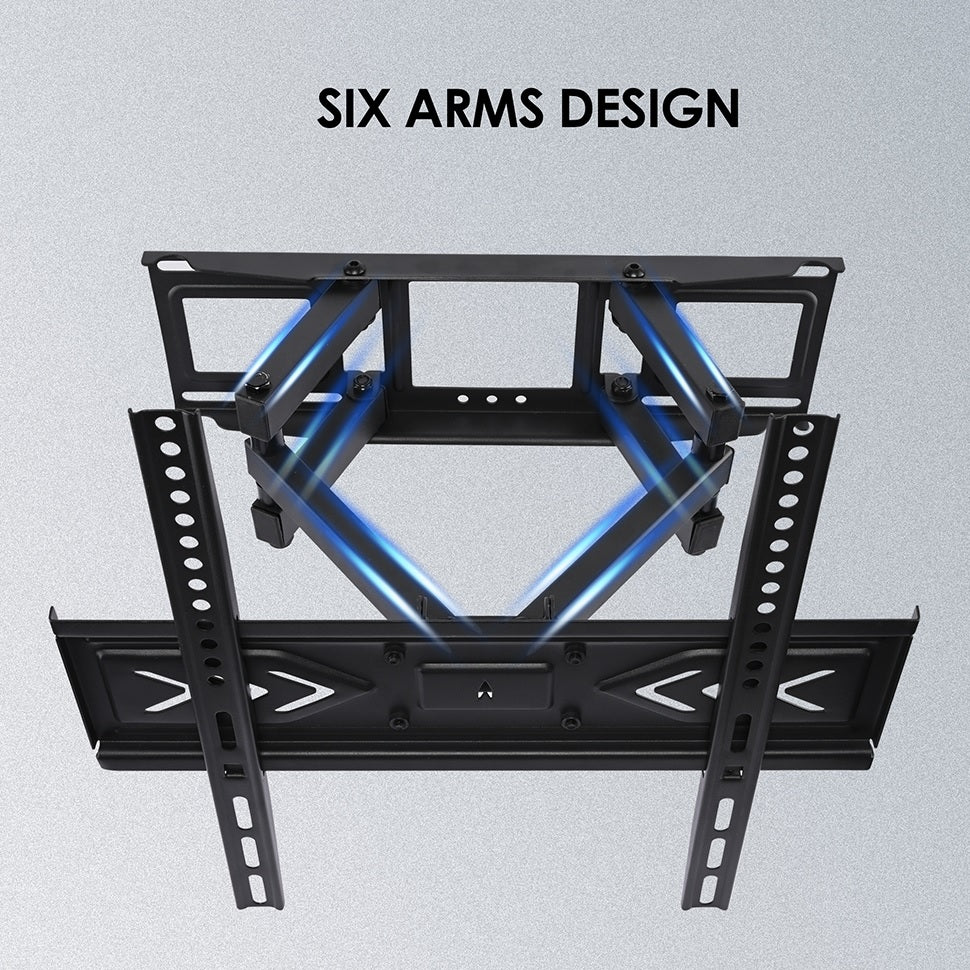 Full Motion(Tilt, Swivel & Rotate) TV Wall Mount for 26" to 55" TVs (Holds up to 88lbs)