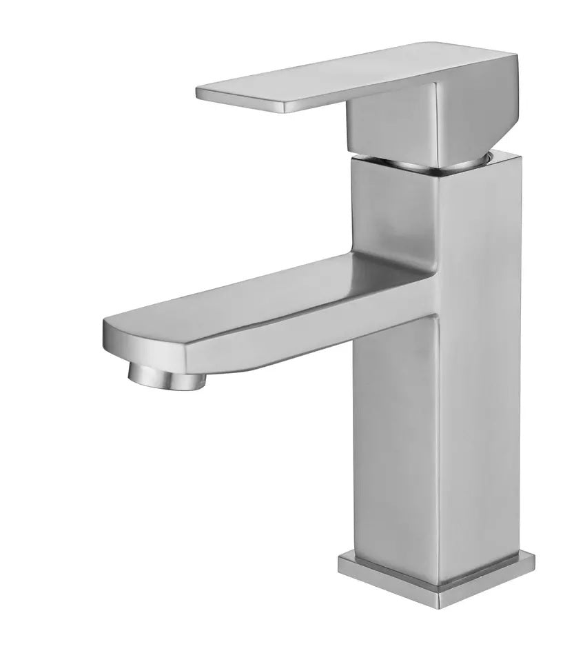 Nysha Modern Lavatory Single Handle Bathroom Faucet, Model M1