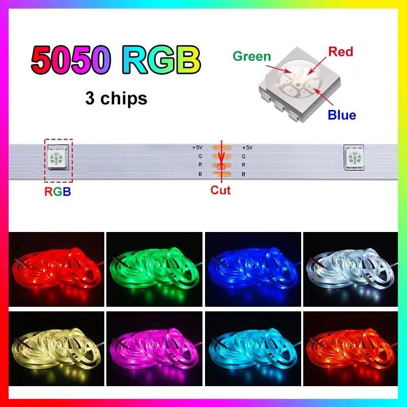 5M LED Strip Lights with Remote