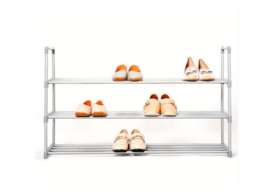 3-Tier Shoe Rack Organizer, 18 Pairs Shoe Storage Organizer Cabinet