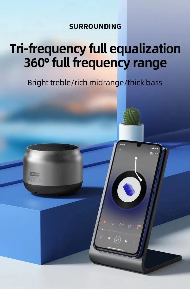 Lenovo K30 Portable Hifi Bluetooth Wireless Waterproof Speaker