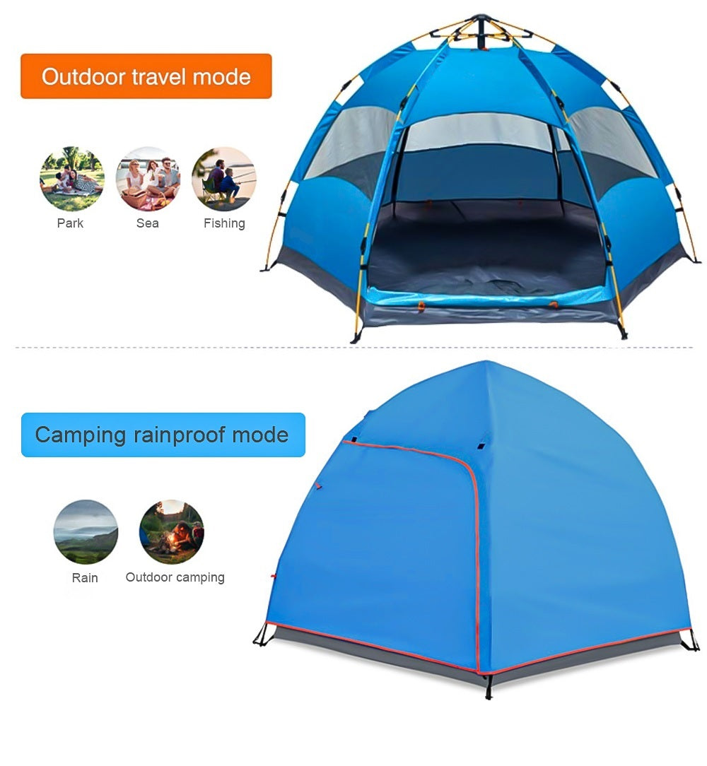 4-Person Automatic Instant Cabin Camping Tent