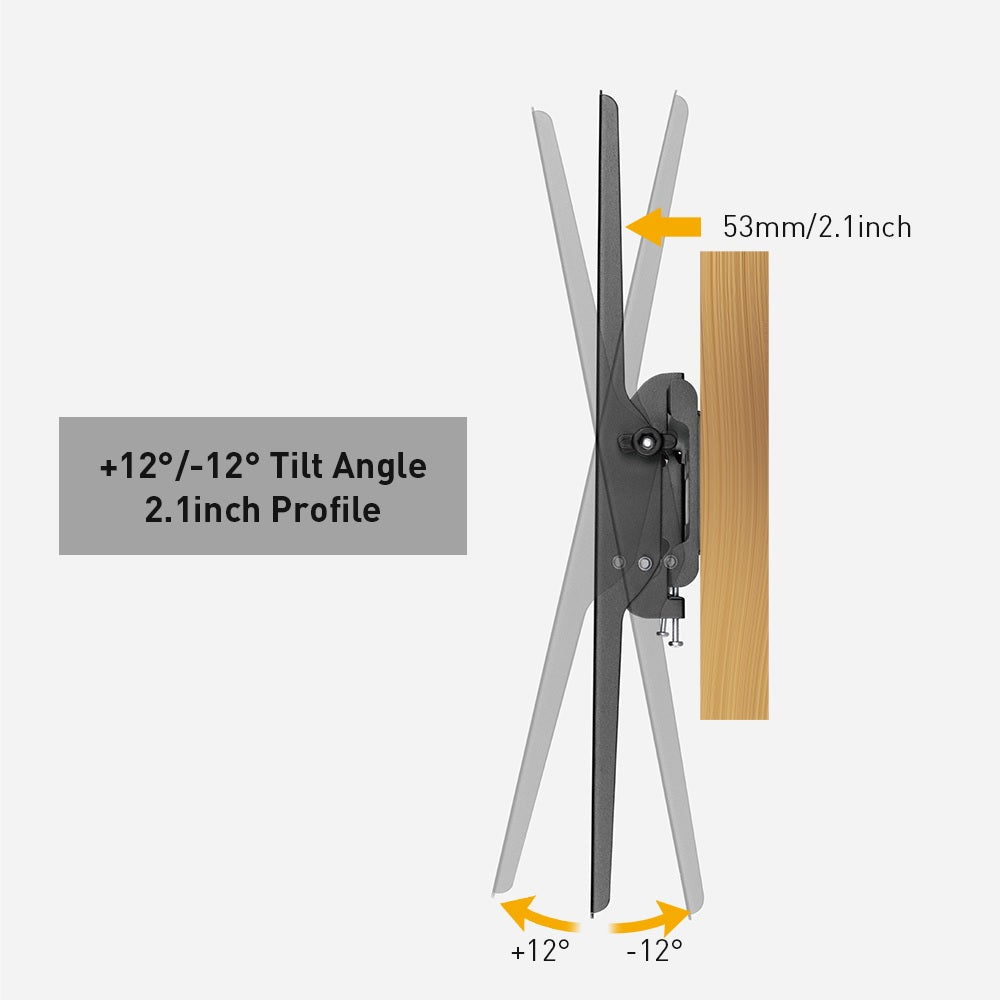 Tilt Wall Mount For 37" to 70" TVs