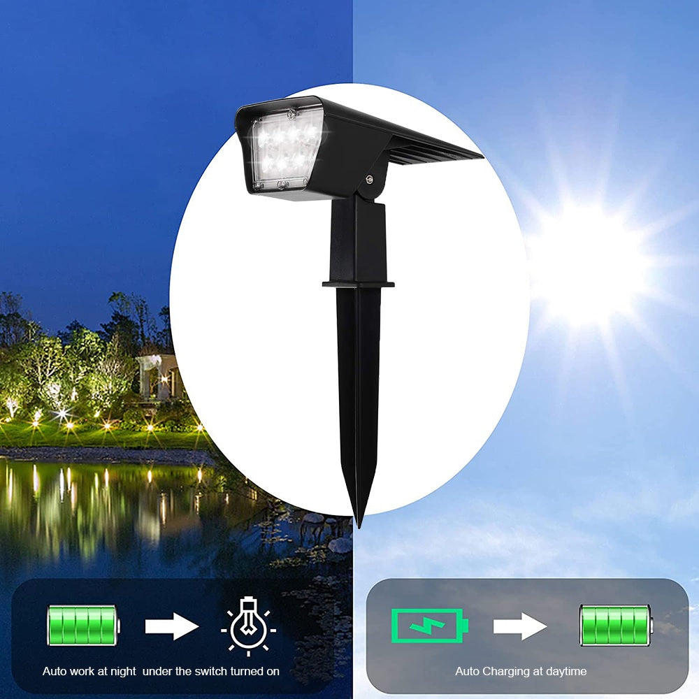 High Standard Waterproof IP65 Solar Landscape Light With 2 Modes