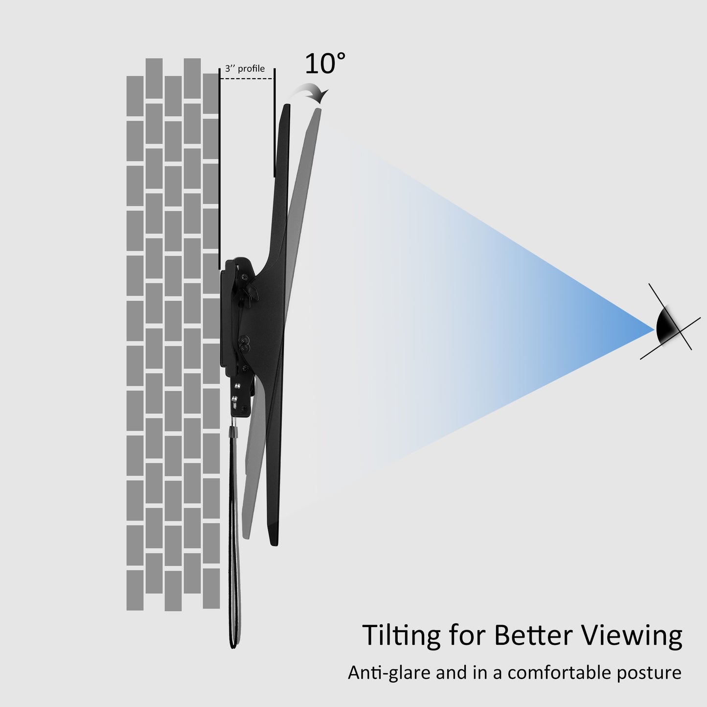 Tilt Wall Mount for 60" to 100" TVs