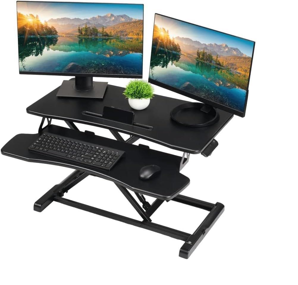 TechOrbits Standing Desk Converter, 37 Inch Wide