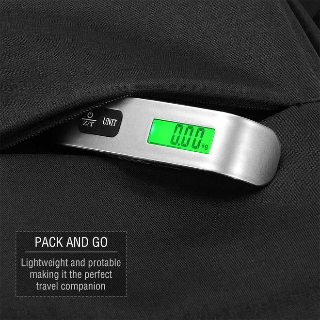 Digital Luggage Scale, 110 lbs/50kg Portable Travel Electronic Scale