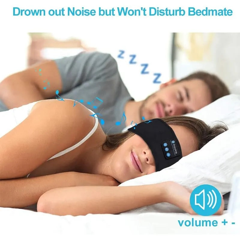 Sleeping Headband with Wireless Headphones