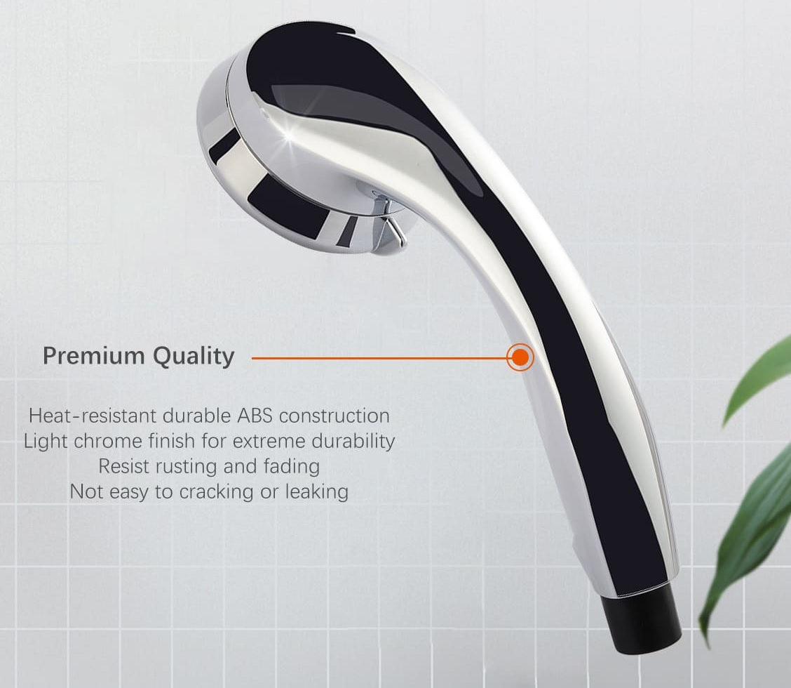 5 Function Handheld Shower Head Set with Multi-Directional Bracket High Pressure