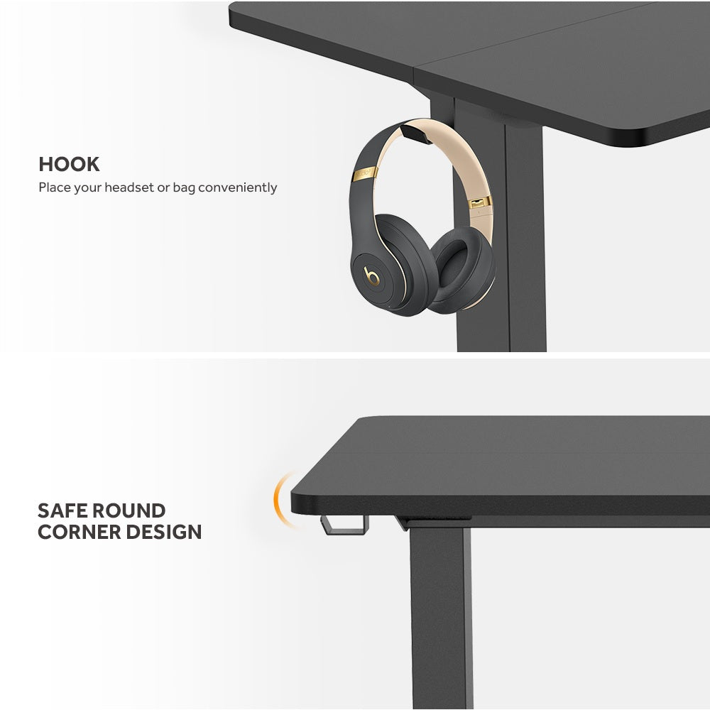 Ergonomic Electric Adjustable Height Desk With Table Top