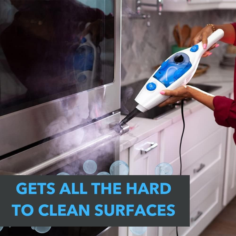 Cleanica360 Steam Mop Multi Surface Steam Cleaner with Detachable Handheld Unit