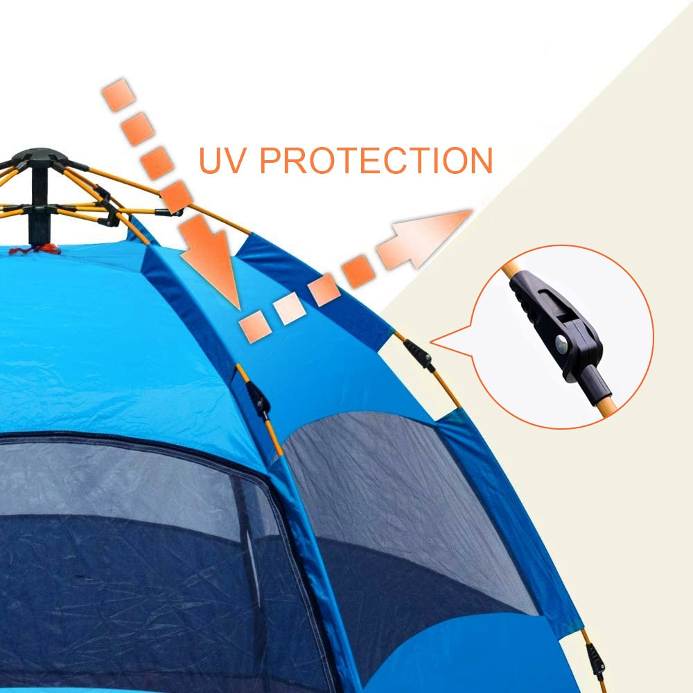 4-Person Automatic Instant Cabin Camping Tent