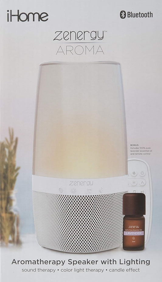 iHome iZABT50 Aromatherapy Oil Diffuser BT Speaker with Lighting