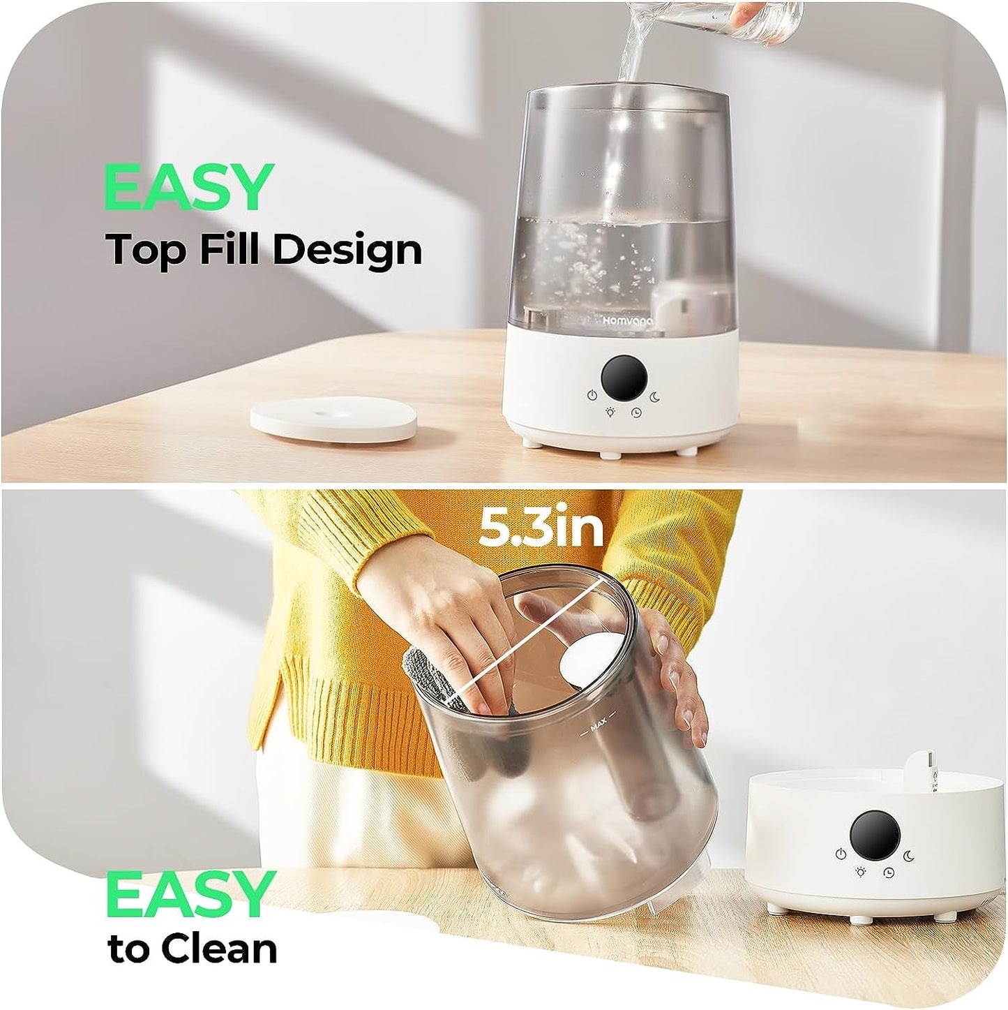 Cool Mist Humidifier, 3L Capacity