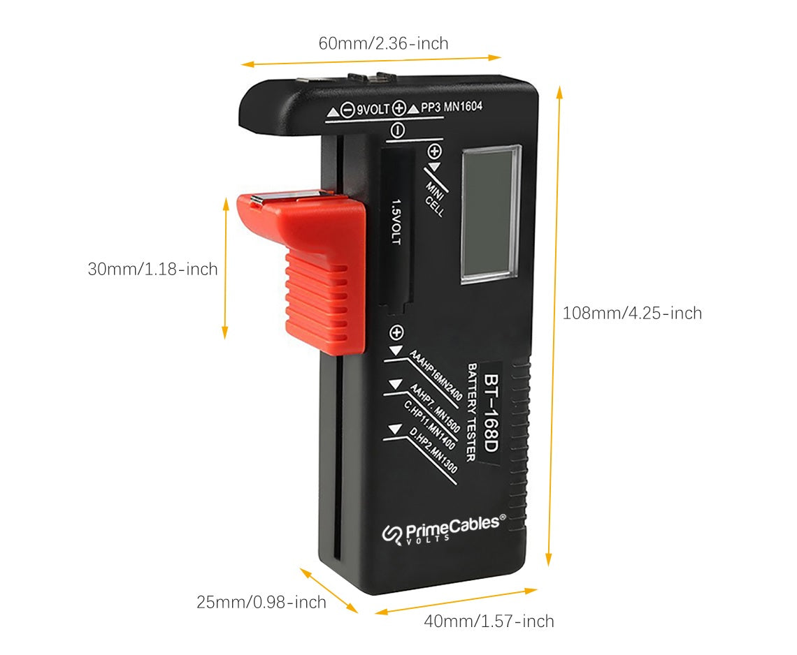 Digital Battery AA/AAA/C/D/9V/1.5V Button Cell/Small Batteries