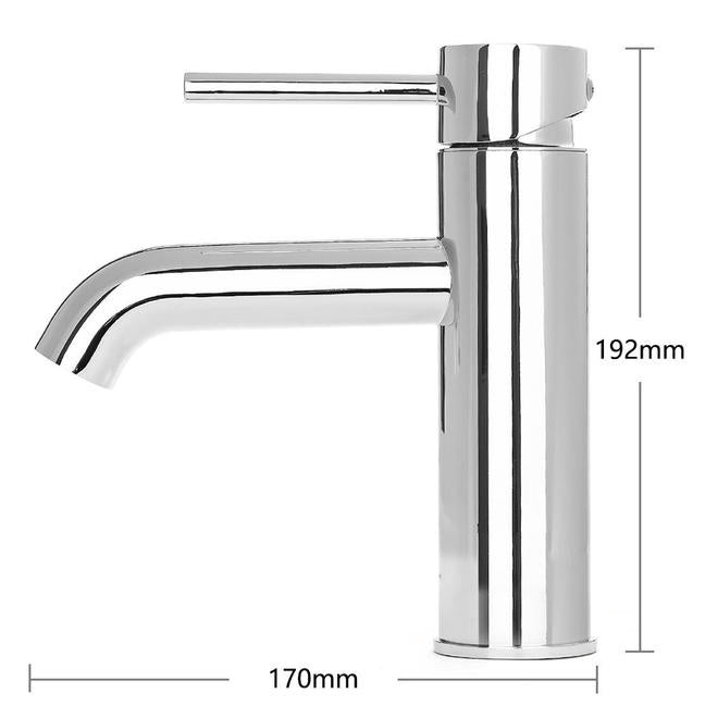 Nysha, Lead Free Brass Single Handle Bathroom Basin Faucet, Model M9