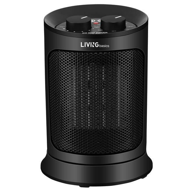 Space Heater with Safety Features - 1500W/900W Heat Settings