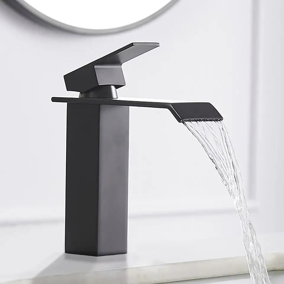 Nysha Modern Bathroom Waterfall Faucet, Model M5