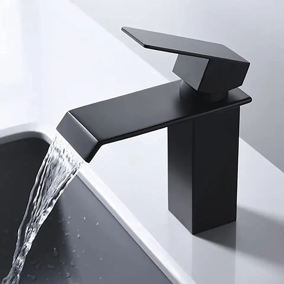 Nysha Modern Bathroom Waterfall Faucet, Model M5