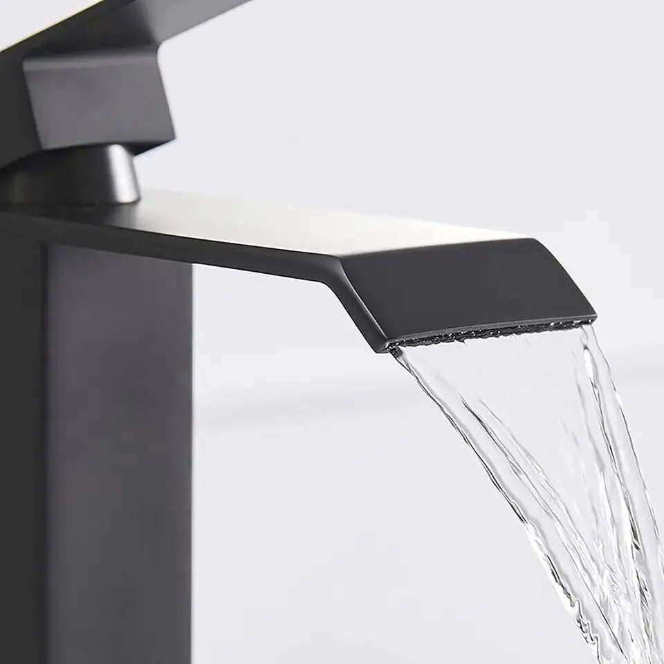 Nysha Modern Bathroom Waterfall Faucet, Model M5