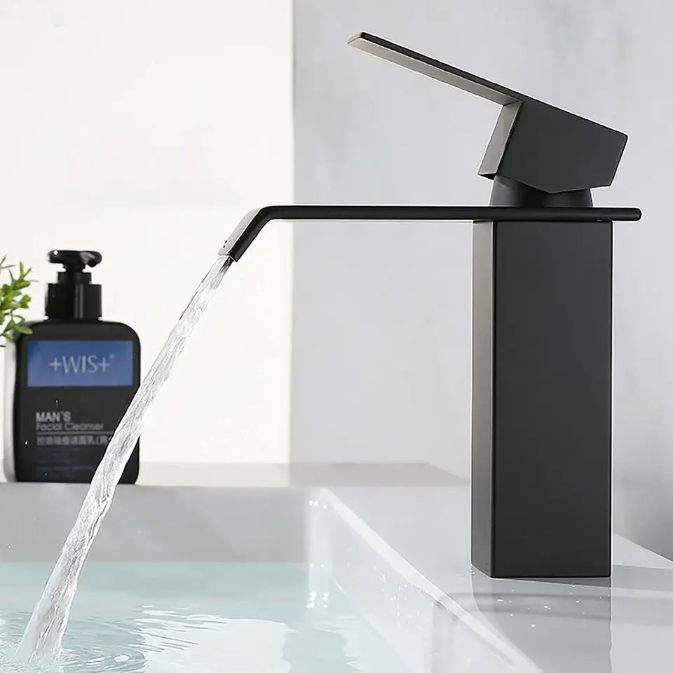 Nysha Modern Bathroom Waterfall Faucet, Model M5