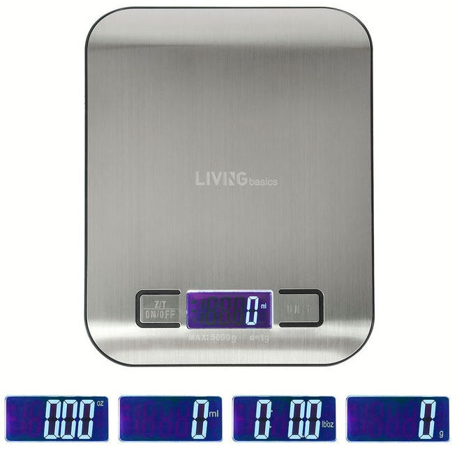 Professional Digital Kitchen Scale Stainless Steel