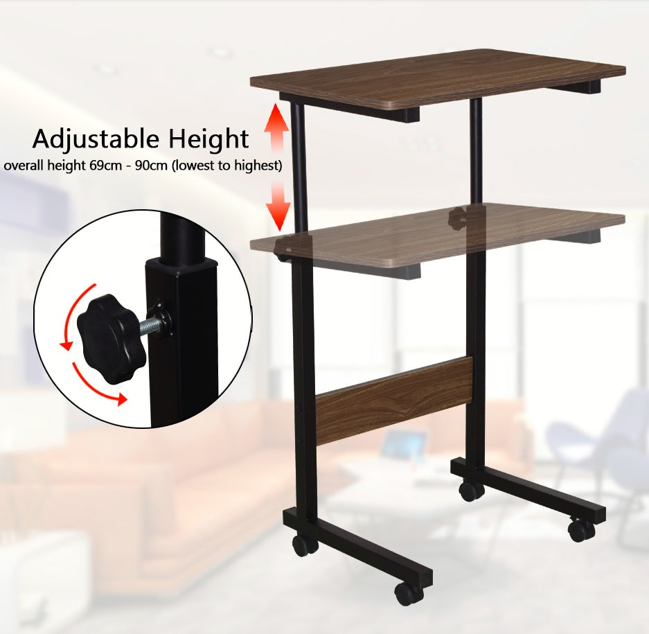 Adjustable Mobile Workstation, Laptop/PC Desk