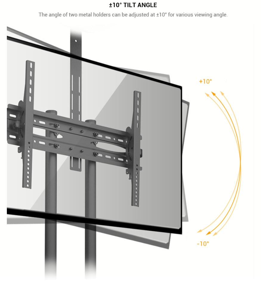 Universal Mobile TV Stand for 37"-70" TVs