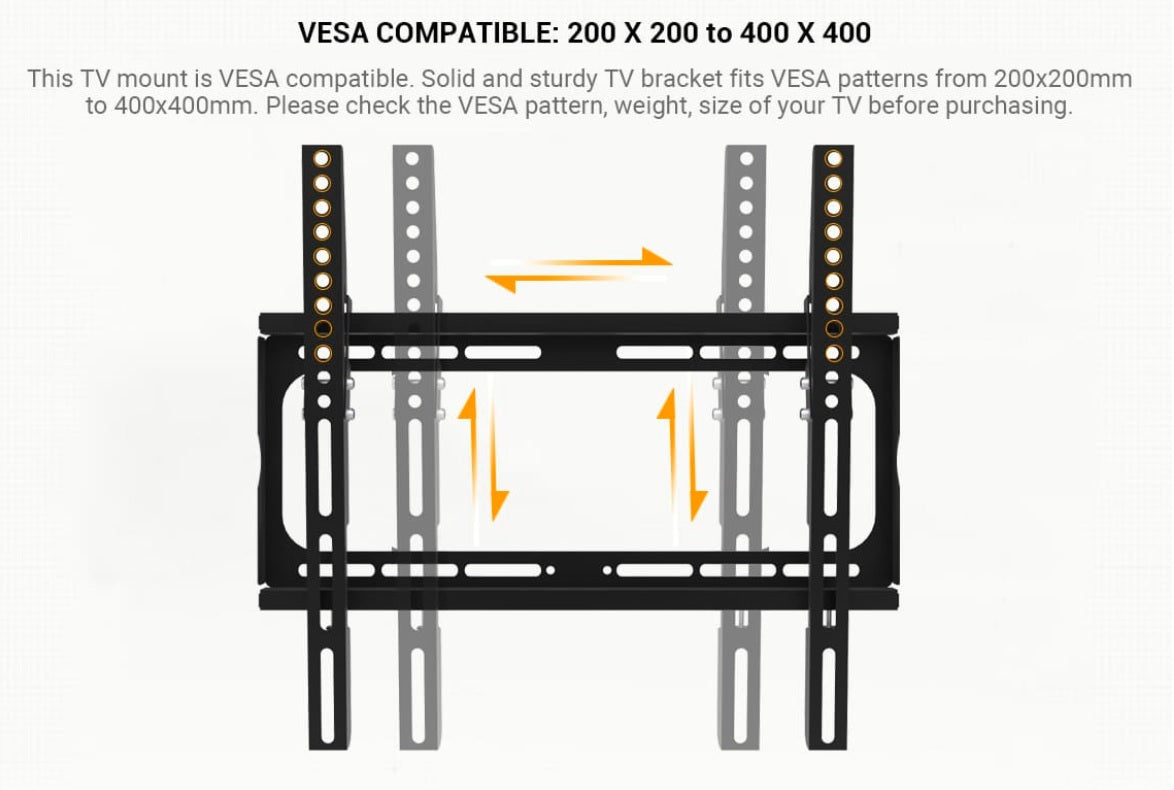 Tilt Wall Mount for 26" to 55" TVs