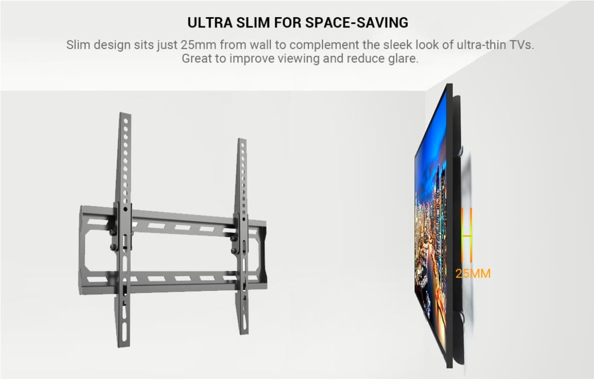 Tilt Wall Mount for 26" to 55" TVs